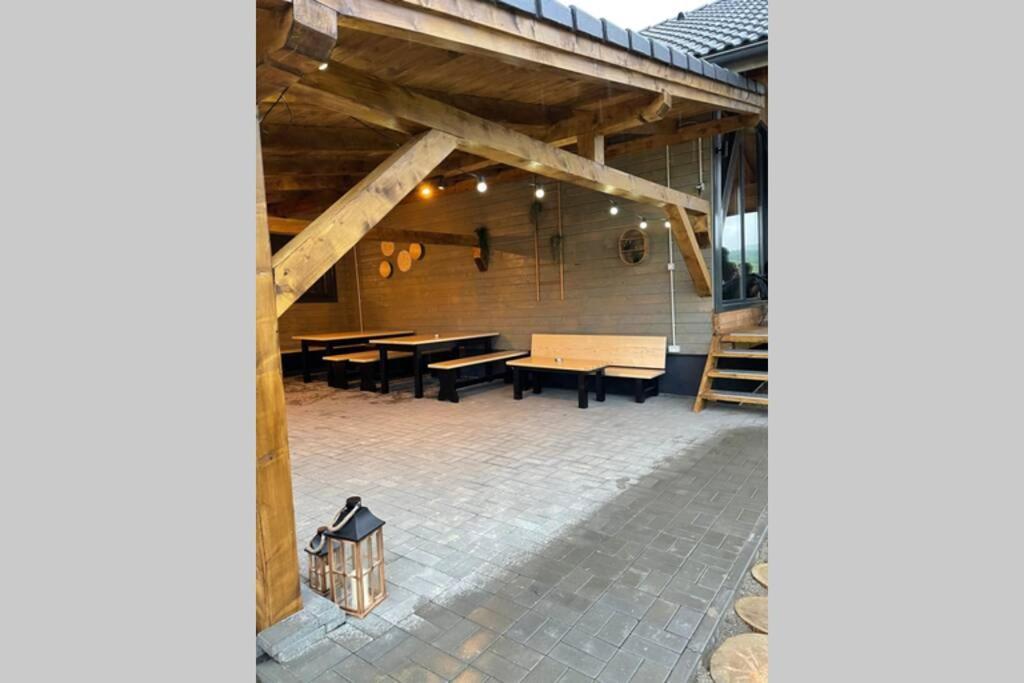 Valley House Cabana Cu Priveliste De Vis Sita Buzăului Esterno foto