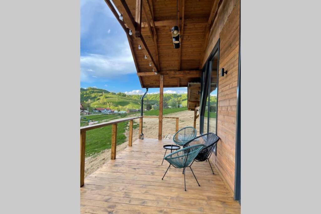 Valley House Cabana Cu Priveliste De Vis Sita Buzăului Esterno foto