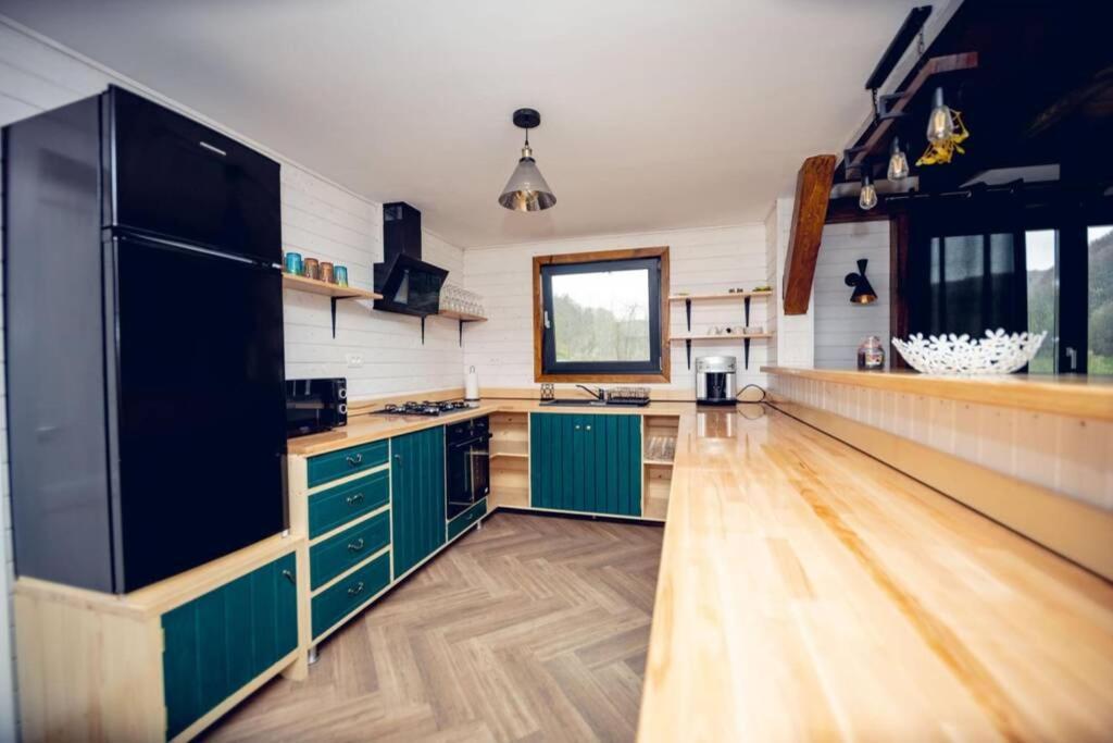 Valley House Cabana Cu Priveliste De Vis Sita Buzăului Esterno foto