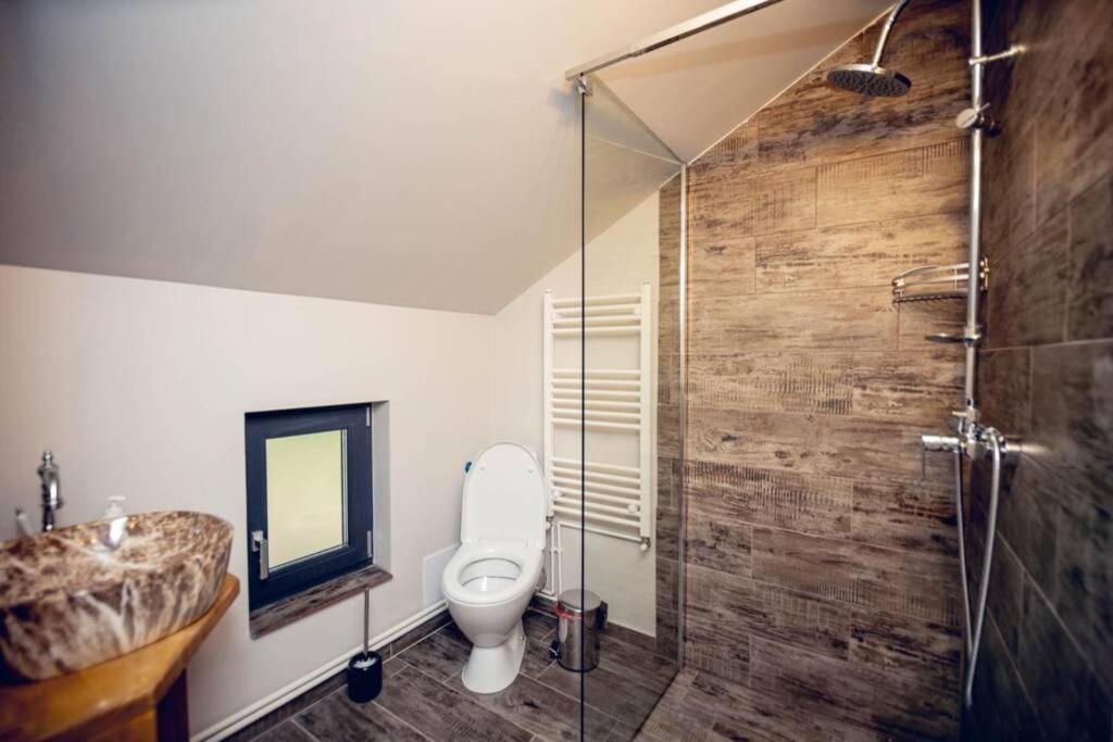 Valley House Cabana Cu Priveliste De Vis Sita Buzăului Esterno foto