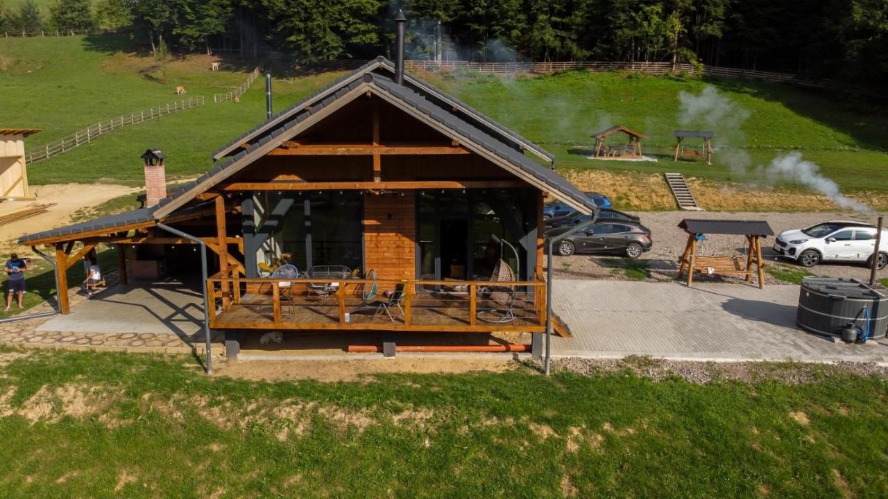 Valley House Cabana Cu Priveliste De Vis Sita Buzăului Esterno foto